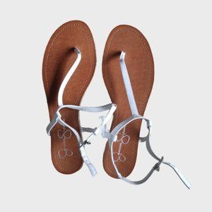 BNWOT Jessica Simpson Womens Brimah T-Strap Thong Sandals